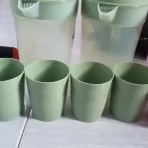 Teko Eskan Rei 1 Liter 2 Gelas 3in1 Teko Air Plastik Teko Minum Plastik Free Gelas Teko Great