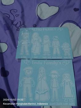 Product Review of STIKER MOBIL HAPPY FAMILY LUCU / Stiker Keluarga Warna-Warni Car from r**5 0