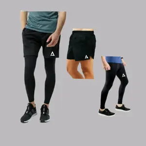 Setelan Olahraga Pria Celana Lari Legging Street Baselayer Panjang Celana Sport Lari Futsal Gym Fitnes Basket