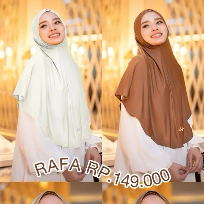 MANDJHA Hijab Rafa Series Bergo Instan By IVAN GUNAWAN-(ORIGINAL) 1