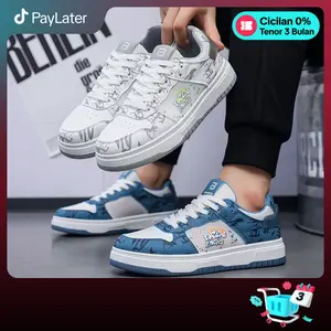 PANARYBODY  Sepatu Pria Model Simpel Design Terbaru Sneakers Cowok Non Slip Lentur Nyaman Dipakai QN2551