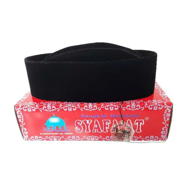 Peci songkok kopiah susun / peci susun / syafaat susun tinggi 9cm dan tinggi 10cm