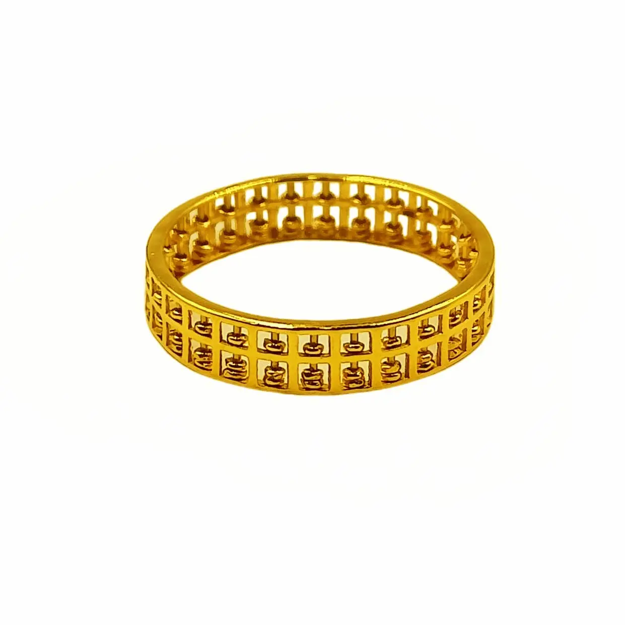 Marina Goldsmith 916 22k Gold Abacus Ring - 5mm