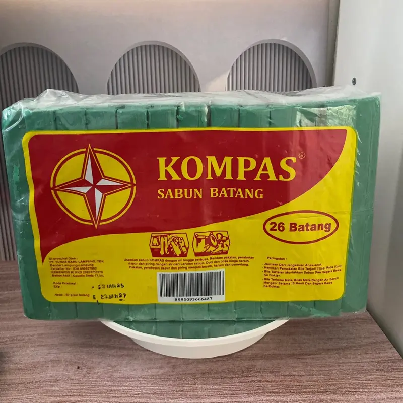 Sabun batang cuci baju kompas isi 26pcs/halal/cod