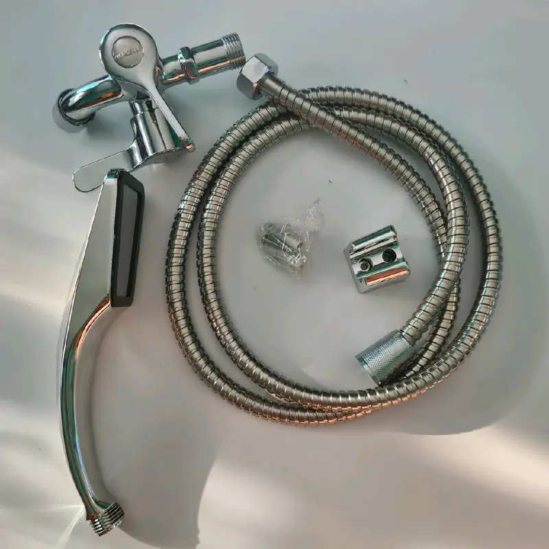 paket komplit shower mandi 4 in 1. Set hand  shower 300 lubang stainless Stainless 6