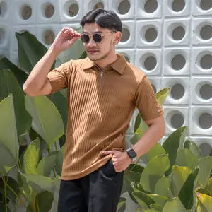 Grandisk Polo Shirt Pria alvaro Knit Kaos Polo Shirt Berkerah Bahan Knit Tampilan Rapi dan Formal Cocok untuk Kesempatan Formal dan Kasual