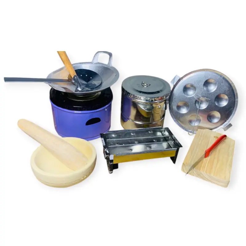 Paket Terlaris Kompor Spirtus Bulat Alat Masak Masak Anak Toys
