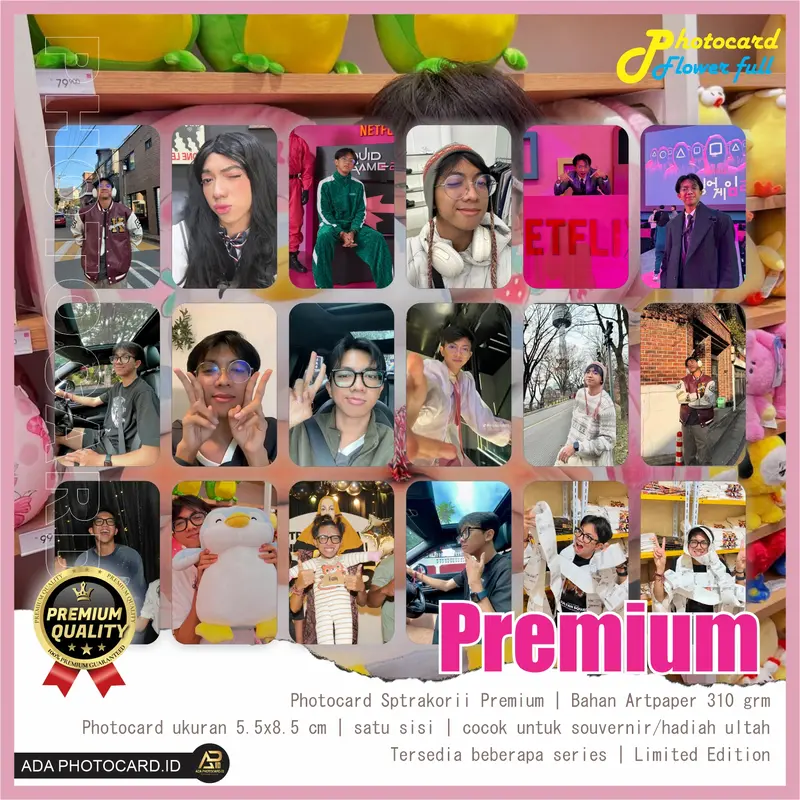 Photocard Sptrakorii Premium Series 1 dan 2 isi 40 Pcs Fanmade | Bonus Ganci, Rare Card, 2 PC random, Stiker dan Iner Sleeve | Bisa COD, Langsung kirim 4