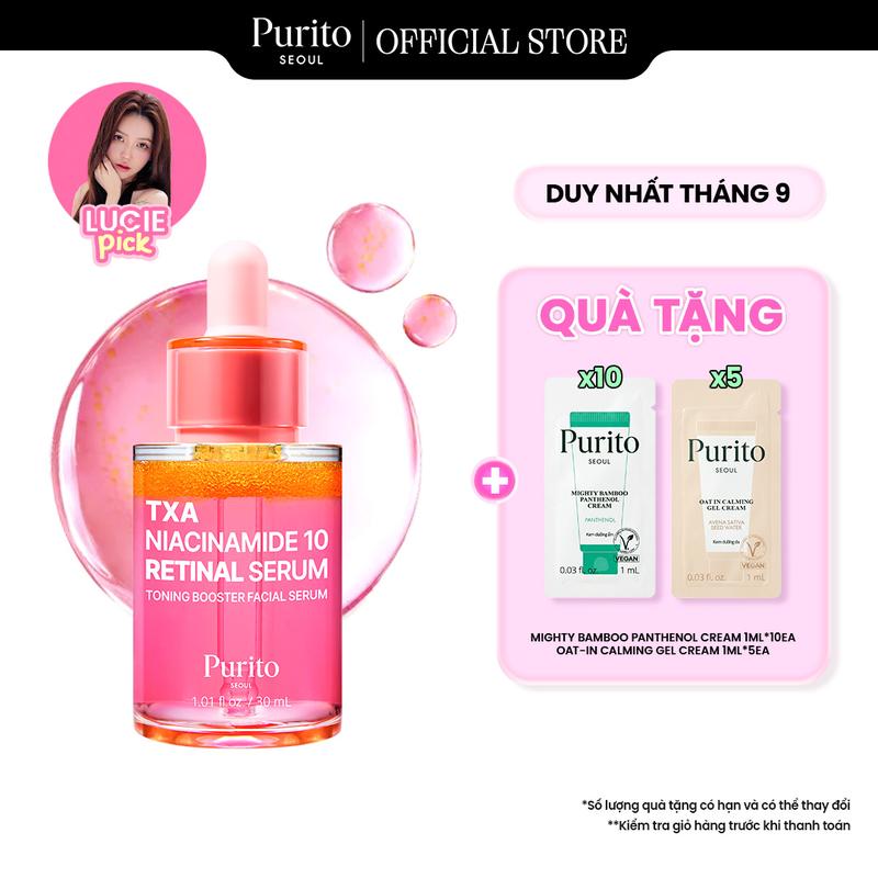 Tinh chất hỗ trợ dưỡng sáng và tái tạo da PURITO TXA Niacinamide 10 Retinal…