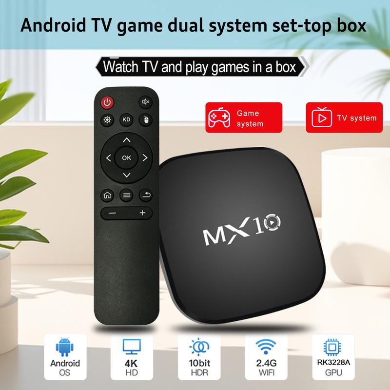 Box TV Android thông minh MX10, Allwinner RK3228A 1,5 GHz, GPU Mali 400 MP2, 1…