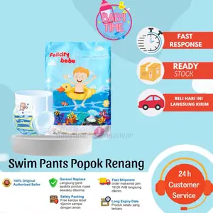 Popok Celana Renang Anak Bayi Batita Tahan Air Sekali Pakai Baby Swim Diaper Renang Bayi