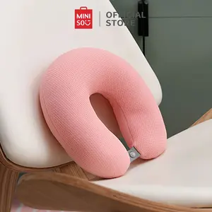 MINISO Bantal U Bantal Leher Travel U-shape dewasa Tidur Siang Bantal Mewah Travel Neck Pillow bantal leher mobil Lembut Bantal Multifungsi Anti Pegal Leher Bantal anak
