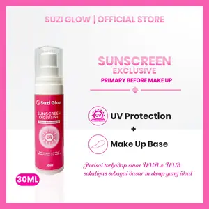 Suzi Glow Exclusive Primary Before Make Up With SPF 30ml - Primer Multifungsi Perlindungan UV & Base Makeup untuk Kulit Terlindungi dan Glowing