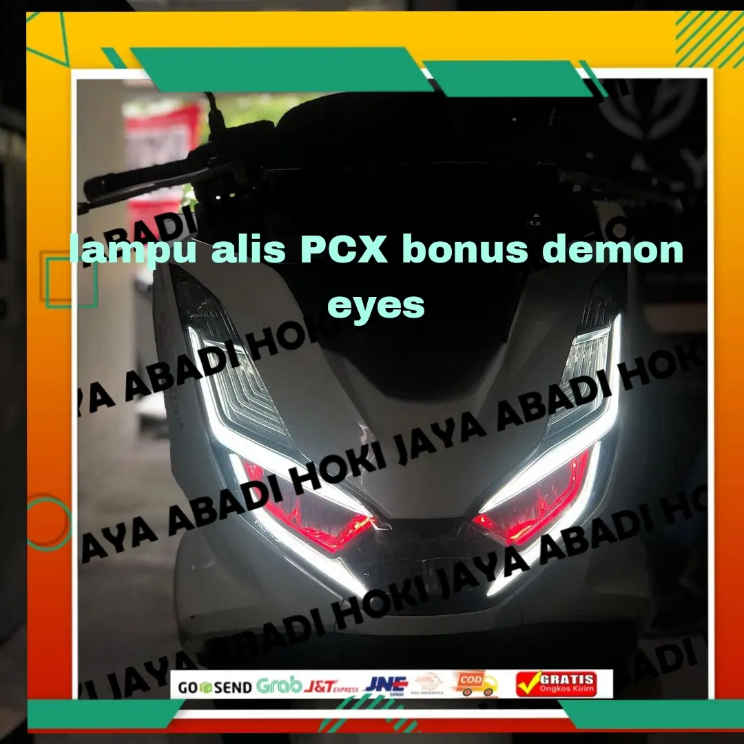 PAKET GANTENG FULL SET SATU SET LAMPU ALIS PCX 160 BONUS DEMON EYES TIDAK BERBINTIK PNP SIAP PAKAI