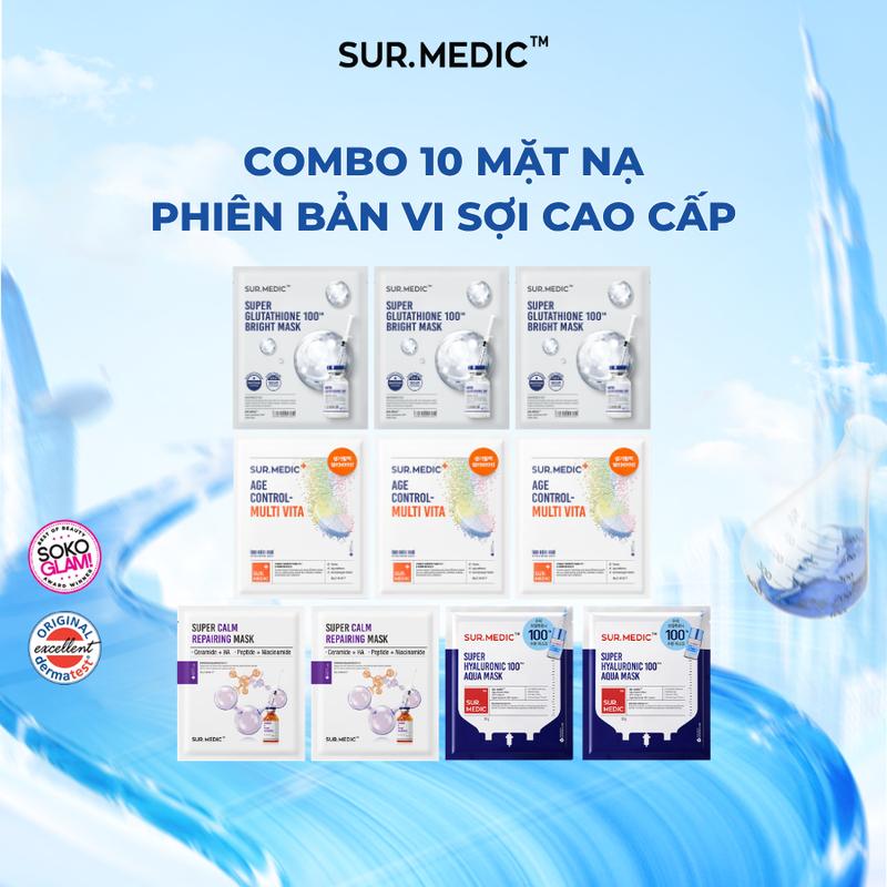 KOL - Combo Mix 10 Mặt Nạ Vi Sợi Hỗ Trợ Chăm Sóc Vấn Đề Da Chuyên Biệt…