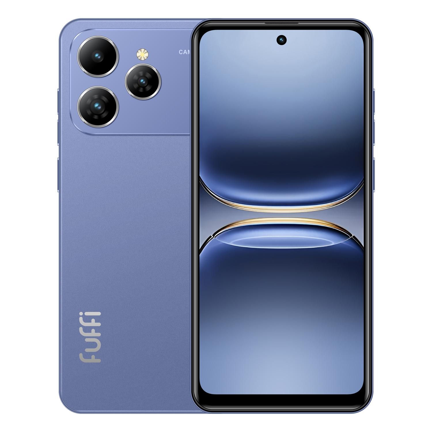 Fuffi スマートフォン ダークブルー FUFFI- M17 Pro スマートフォン、6.56インチディスプレイ、デュアルSIM