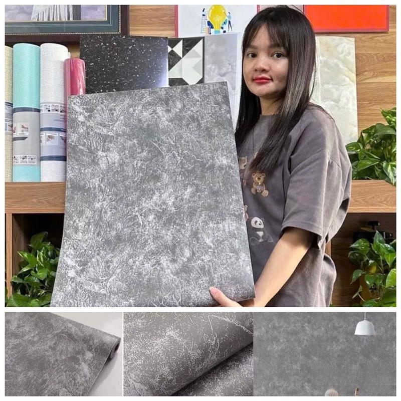  10m Giấy Dán Tường Sẵn Keo Chống Ẩm Có Keo Dùng Để Dán Tường Bọc Đồ Nội Thất Chống Ẩm Tiện Lợi 