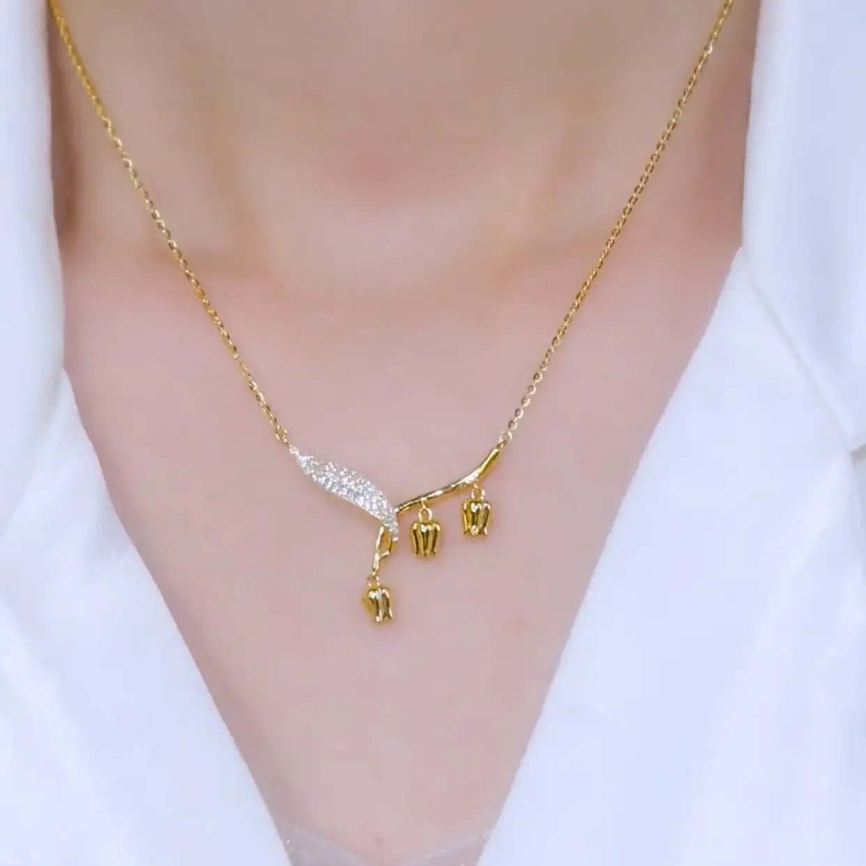 [COD]Kalung Serut Titanium Wanita Terbaru Viral 2024 LiontinAnti Karat anti luntur Aksesoris