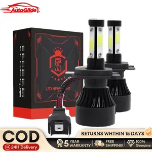 [ Beli satu gratis satu ]Lampu Depan Mobil LED X7 H4 Pencahayaan 360° Panorama, Pemasangan Tanpa Kerusakan Plug and Play Car Kendaraan