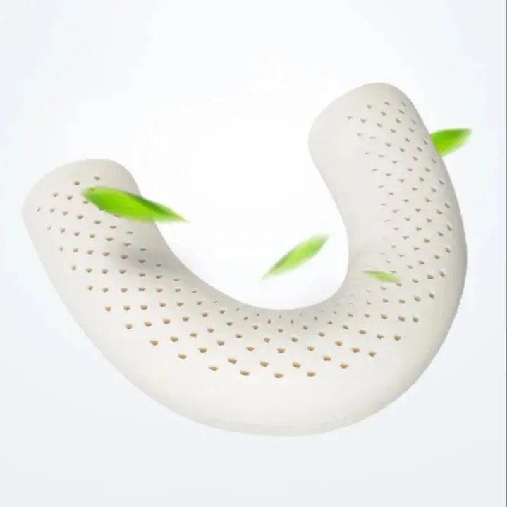 Singapore Children's latex pillow A latex pillow is a pillow made of natural latex or synthetic latex. It has good elasticity, strong breathability, antibacterial and anti-mite properties.