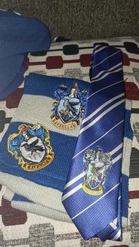 Product Review of Dasi cosplay motif salur asrama penyihir Biru Kuning Hijau Merah from L**y 1