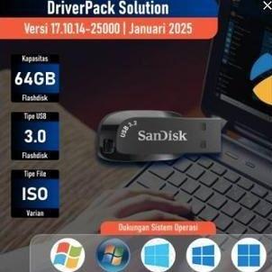 Jual SanDisk DriverPack Solution 2025 Versi 17.10.14-25000 64GB ...