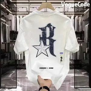 Tebal pria distro original 100% Cotton dewasaa Premium Heavyweight T-Shirt Terbaru