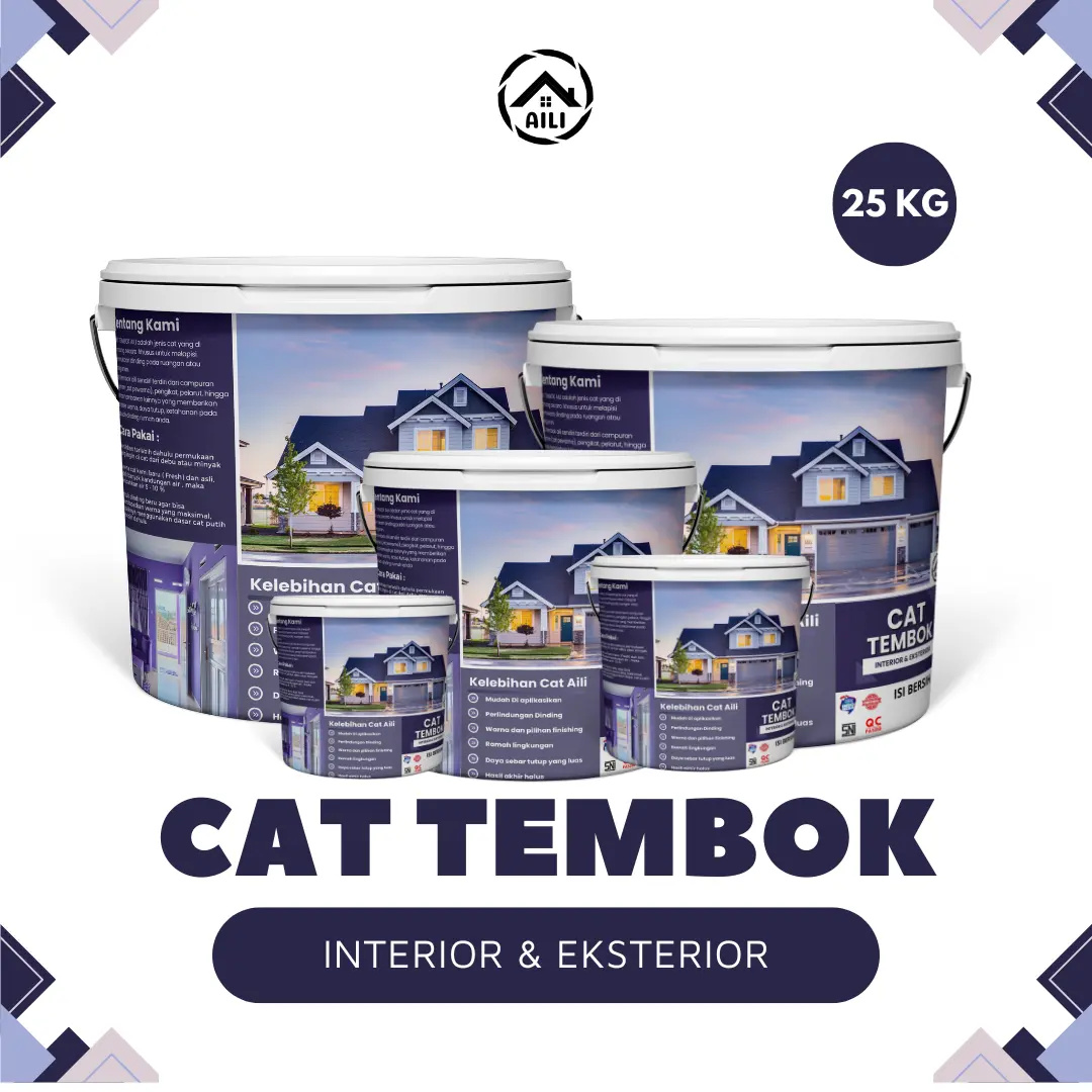[ WARNA ELEGANT ] Cat Tembok 25 Kg Interior Dan Eksterior Paint