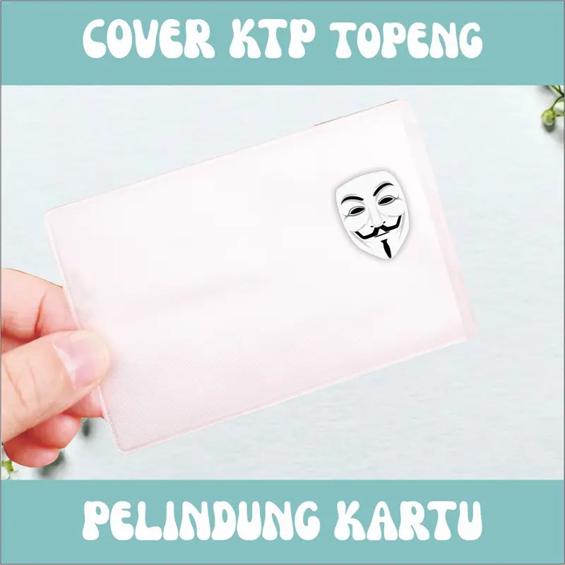 COVER KTP | TOPENG RAMPOK | PELINDUNG KARTU| MASK 1