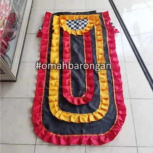 Kemul Barongan Anak SD Pentas Dewasa Warna Biru Hitam Merah Kuning Hijau