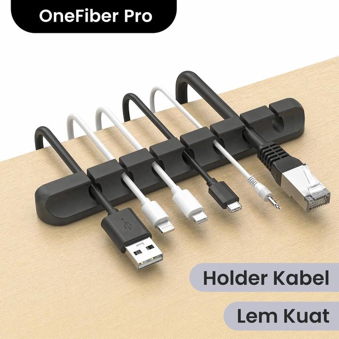 Gambar Kabel Holder Cable Organizer Tempel - 3 / 5 / 7 Lubang - 3 Lubang dari onefiber Kota Bandung Tokopedia