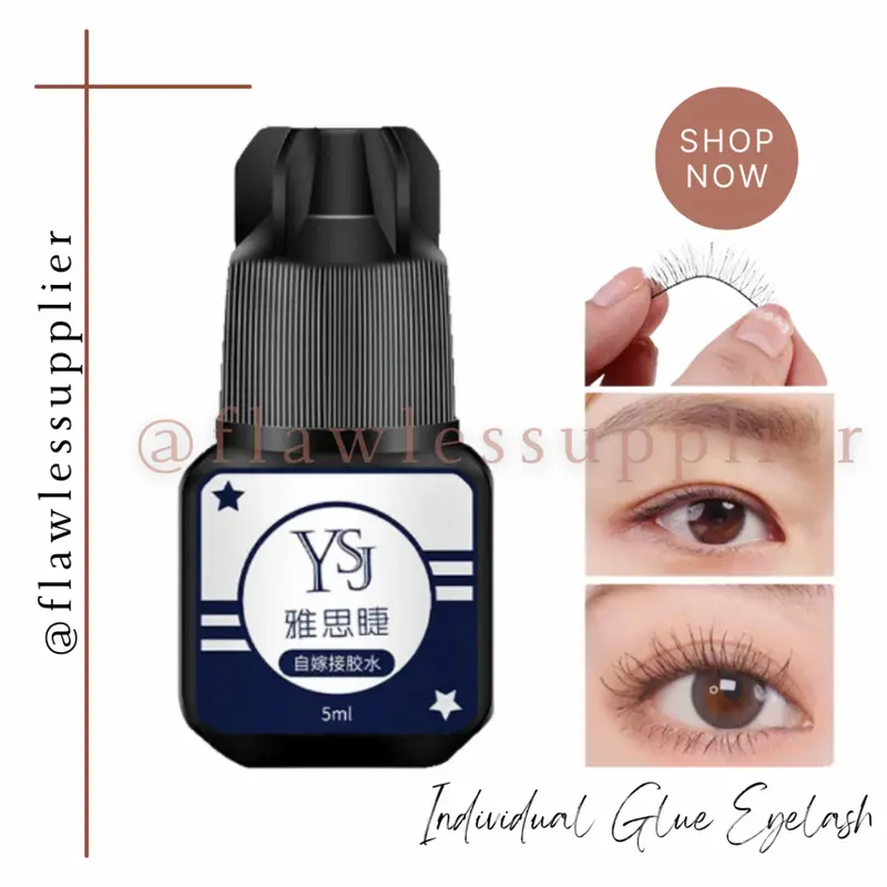 Glue YSJ Eyelash Extension For Individual Personal Eyelash Glue Lem Extention Lem Bulu Mata 5 ml Tidak Perih Tahan Lama 0
