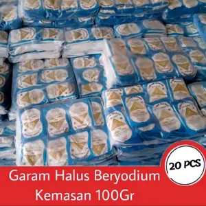 [20pcs] Garam Masak Cap Lima Lima 100gr - Asin untuk Masakan - Salt