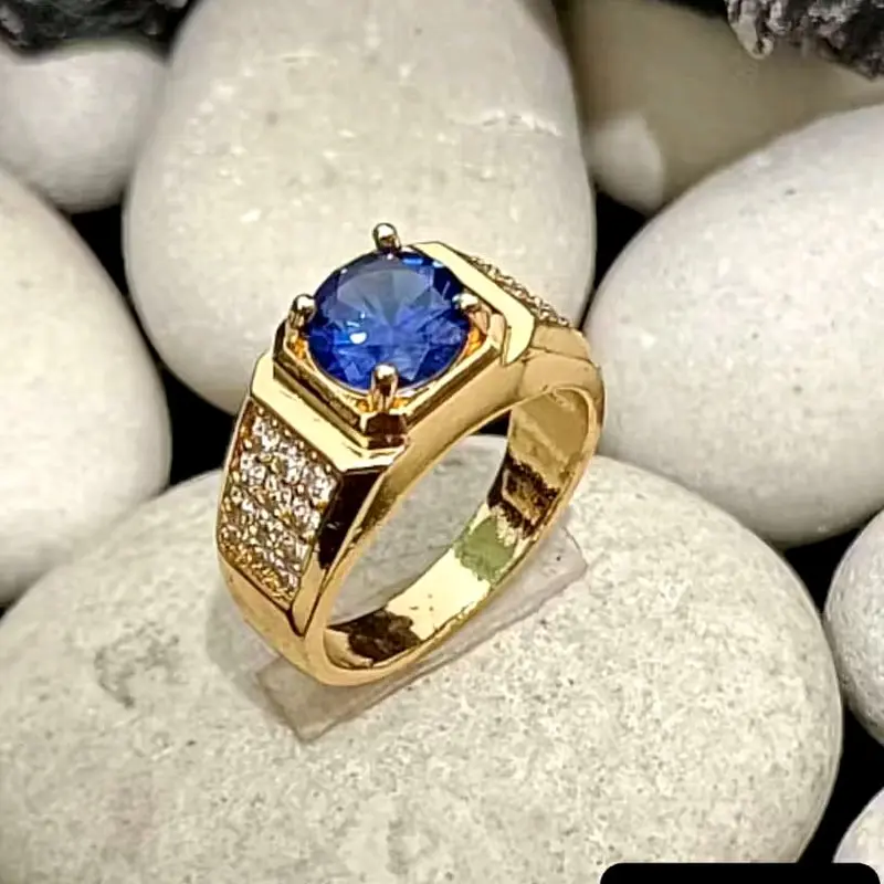 Cincin Pria Model Permata Terbaru Termurah - Rings 6