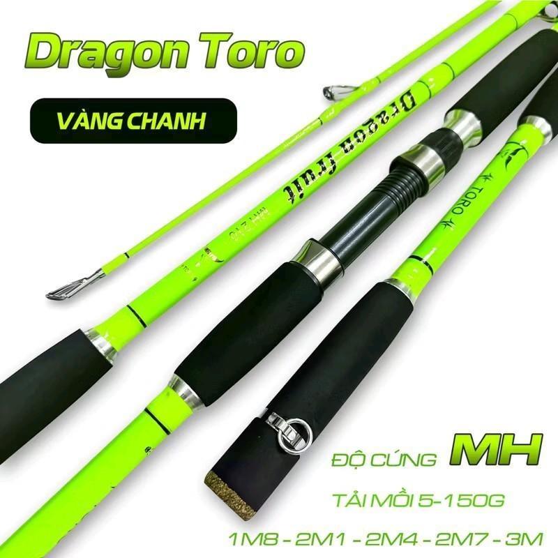  Cần Câu 2 Khúc Rỗng Câu Lăng Xê,Câu Ngâm,Câu Ba Tiêu,Câu Sông Dragon Toro Carbon Siêu Nhẹ Sezi 1m8-3m cancau may 