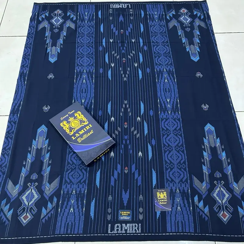 Sarung Lamiri TKB Authentic Motif TKB TR Kembang Briliant Rayon Dewasa Muslim Pria Lembut  - Premium Quality Batik bhs classic Remaja 6