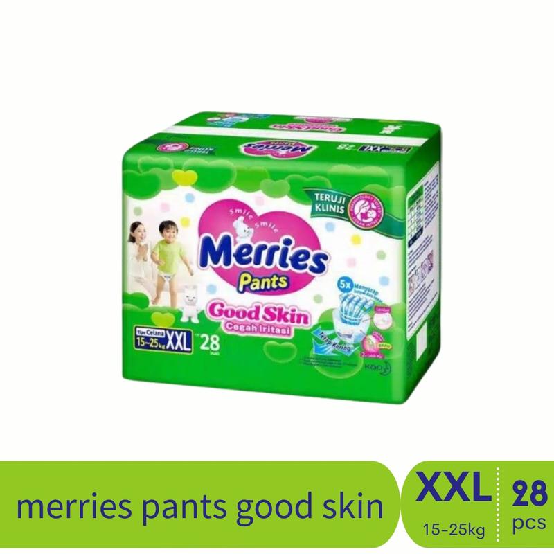 Merries Good Skin S40 / M34 / L30 / XL26 / XXL28 - Popok Bayi 1