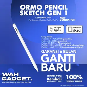 Ormo Sketch Pencil for IPad alternative Pencil Pro 1 2 l Garansi Resmi 6 Bulan l Rusak Ganti Unit Baru