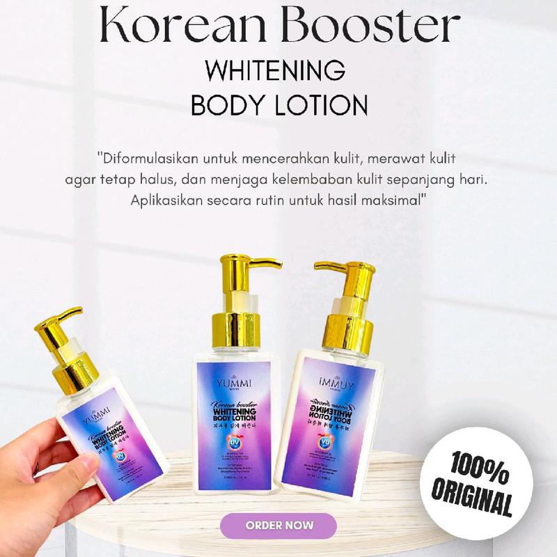 YUMMI Beauty Korean Booster Whitening Body Lotion 100ml 6