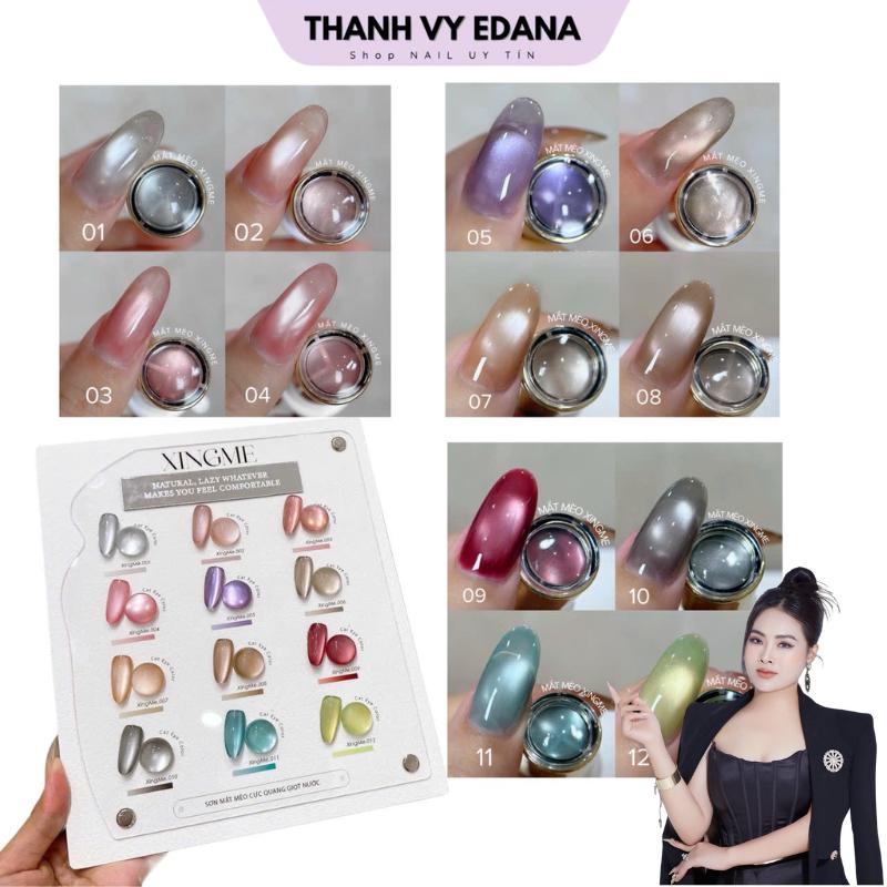 Sơn mắt mèo cực quang giọt nước XINGME mắt mèo sáng ánh cực quang hạt mịn sáng đẹp chai 12g