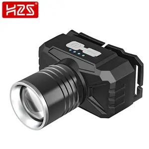 H2S Senter Kepala Cas LED Laser HS-306 Zoom out Waterproof
