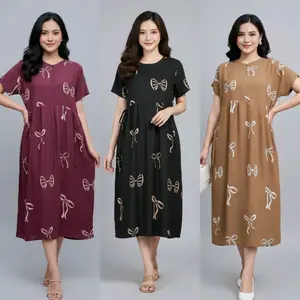Daster Chibi Ada Saku Motif Terbaru Bahan Rayon Adem trend
