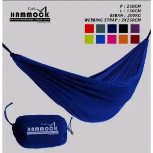 Bisa Cod!Hammock Ayunan Parachute Nylon- Ringan, Kuat, dan Praktis | Beban Maks 150kg ayunan  Outdoor