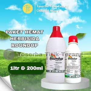 Paket Hemat Roundup 1 Liter & 200 Ml Pembasmi Rumput Liar Berkualitas