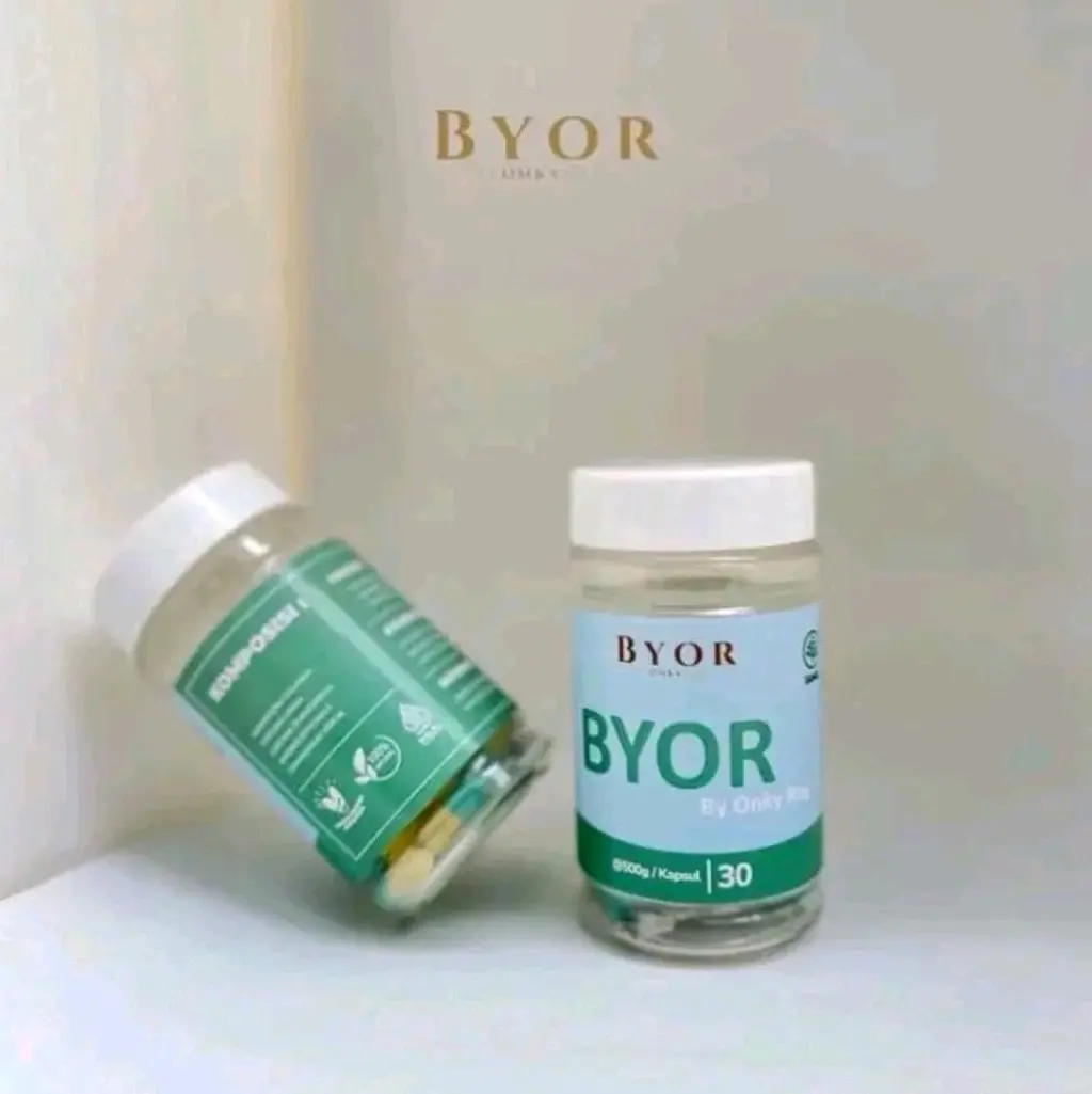 BYOR isi 30 kapsul suplemen kesehatan + @500 mag untuk kesehatan optimal gomuk