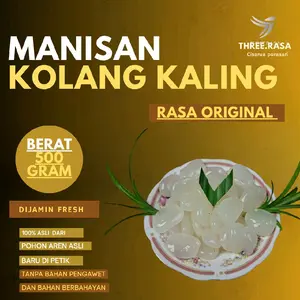 MANISAN Kolang Kaling Rasa Original Super Premium Berat 500gram Kualitas Terbaik Dijamin Fresh Tanpa Bahan Pengawet