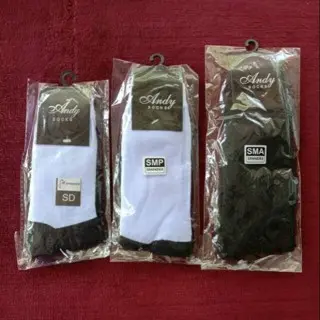 (KKAS) KAOS KAKI ANAK SEKOLAH SD SMP SMA PER PCS DAN LUSINAN 1