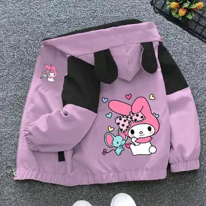 mantel & jaket jaket hoodi anak kombinaasi gambar my melodi jaket musim dingin jaket anak perempuan terbaru bahan kualitas premium fashion