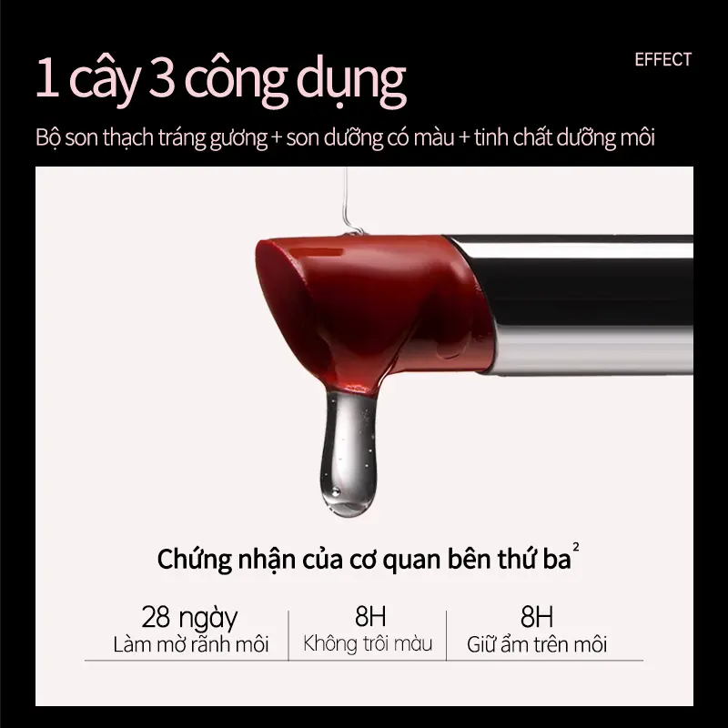 [MỚI] Son Thạch Mooekiss Thêm Tinh Chất Dipeptide Kép Dưỡng Ẩm Giảm Khô Lộ Vân Môi Lên Màu Tự Nhiên Chỉ Trôi Dưỡng Không Trôi Màu Phù Hợp Cho Học Sinh Sinh Viên Và Người Đi Làm 2.2g 4