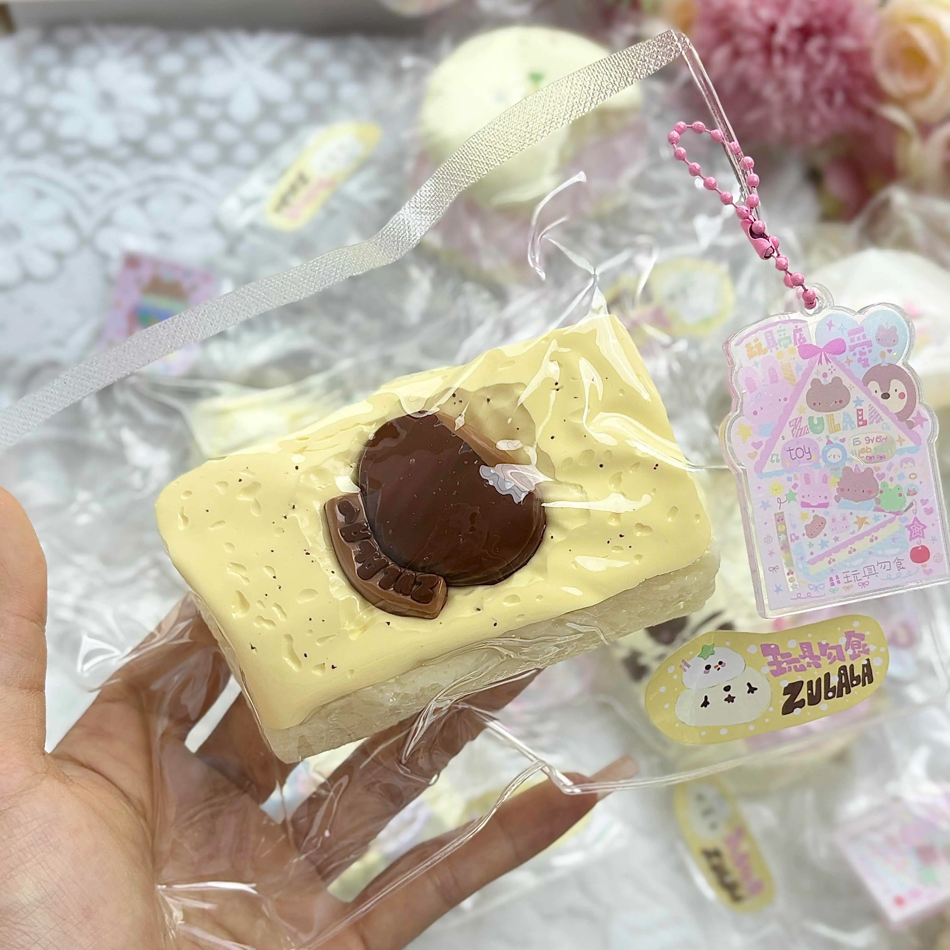 Zulala 1-36 ケーキ型 スクイーズおもちゃ ストレス解消用おもちゃ